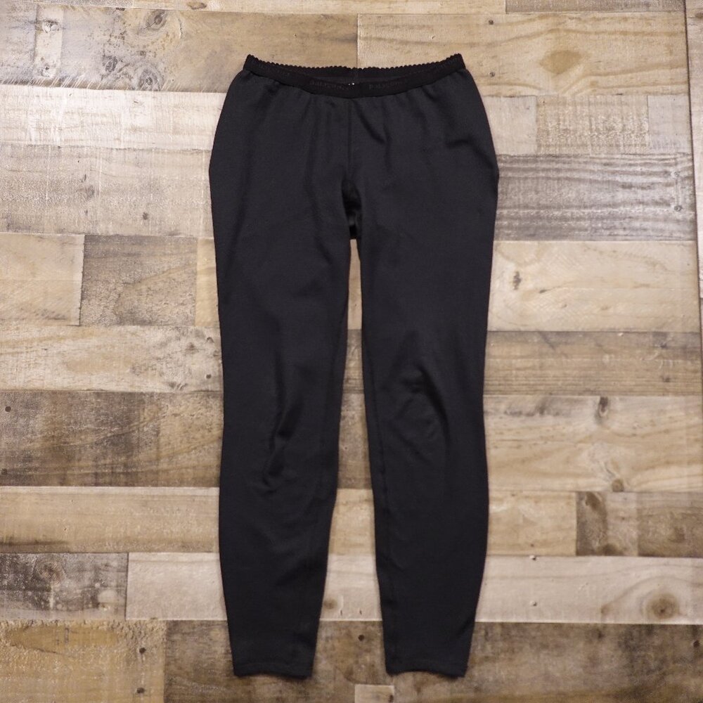Patagonia Women’s Black Fleece-Lined Leggings‎ Size M Performance Baselayer